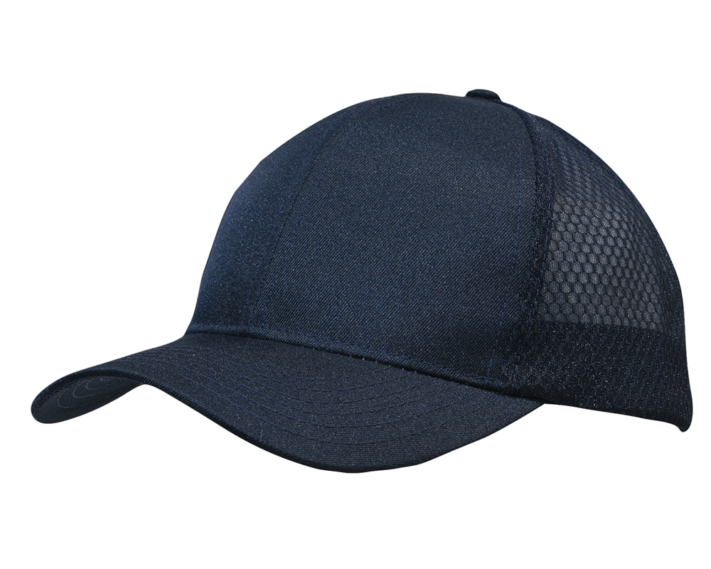 Breathable poly twill with honeycomb mesh 14