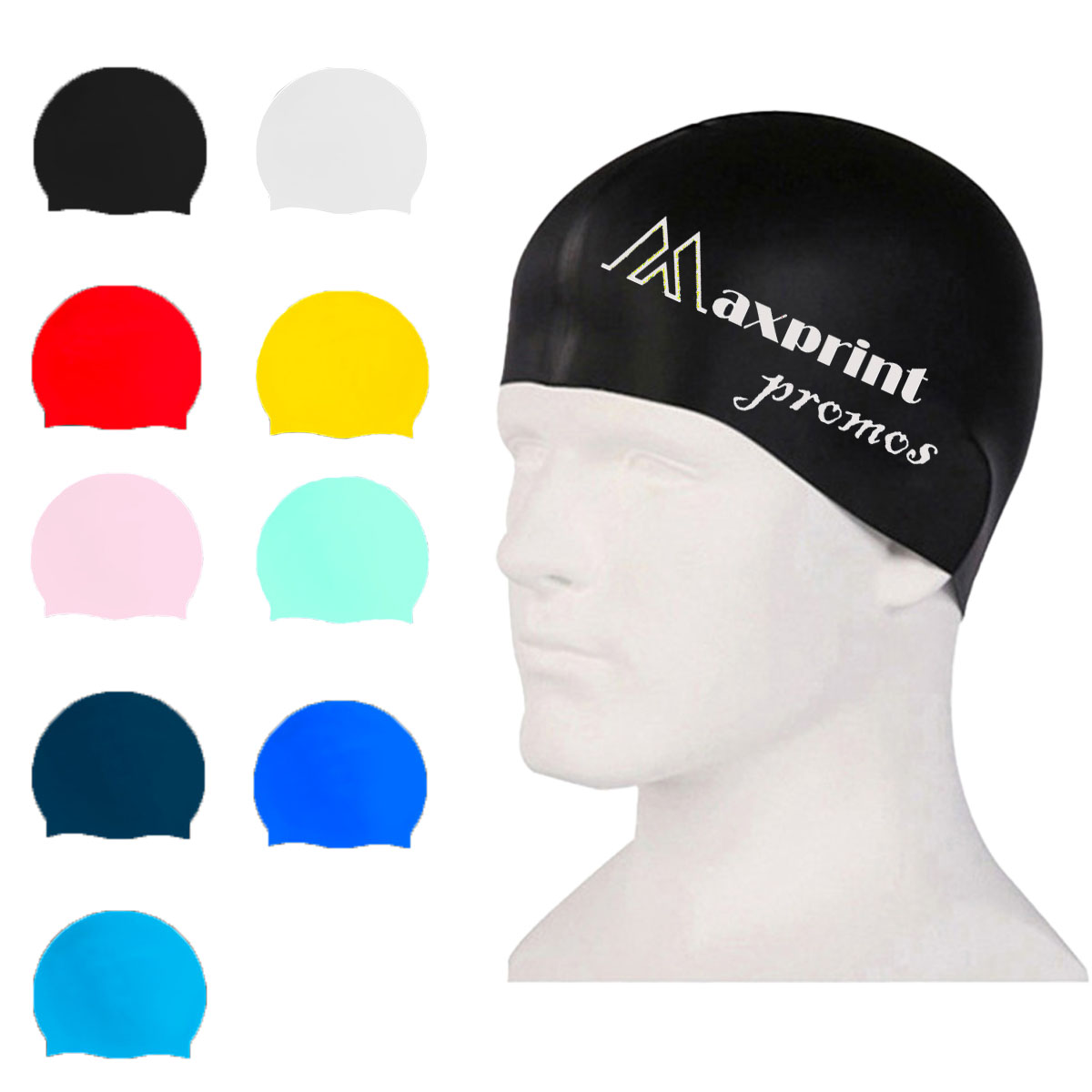 Unisex Silicone Swimming Cap 2
