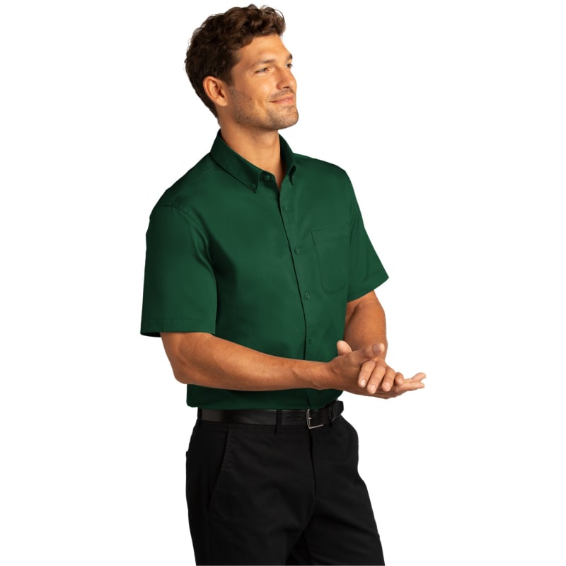 Port Authority Short Sleeve SuperPro React Twill Shirt. 3