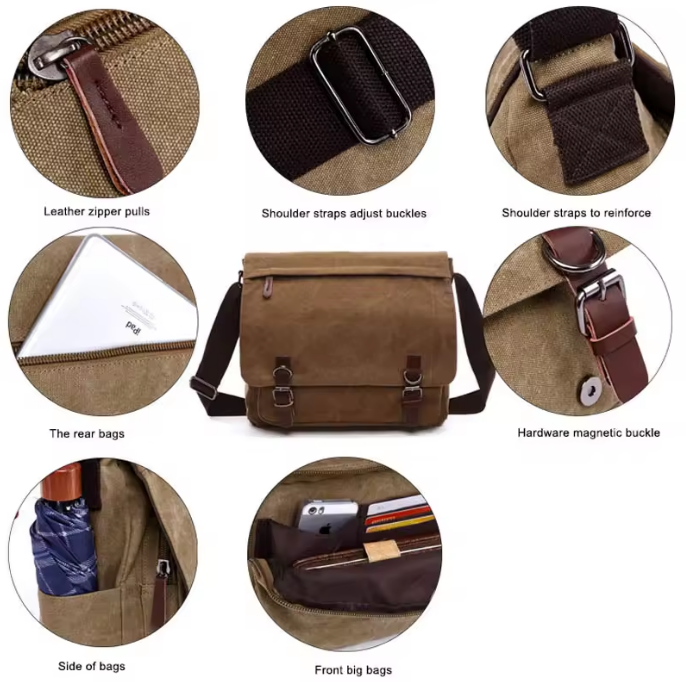 15 Inch Laptop Messenger Bag 2