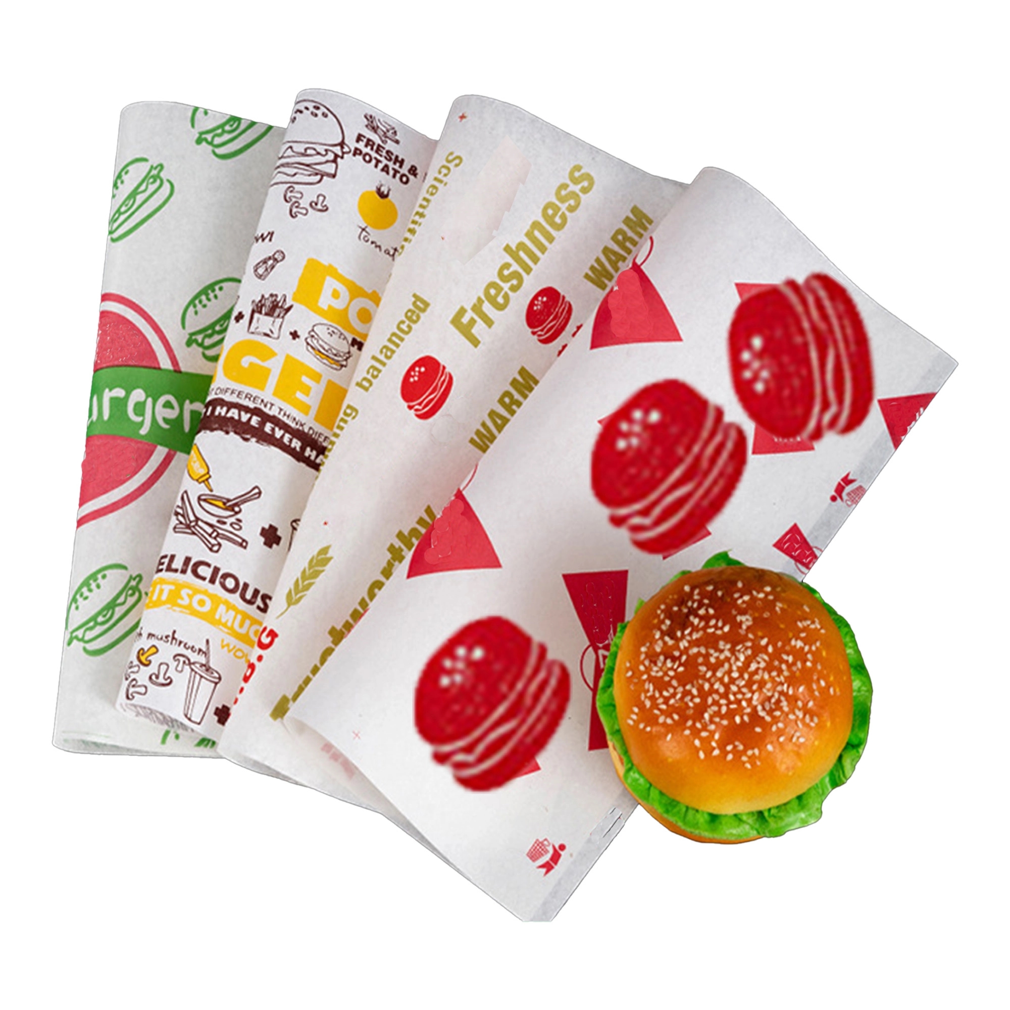 38gsm Deli Food Wrapping Paper 12"x12" 2