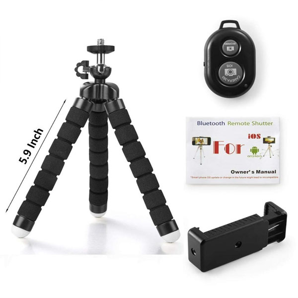 8" Selfie Ring Light + Tripod + Bluetooth Remote Shutter 2