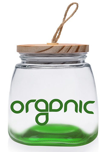 64 oz. Glass Candy Jars with Suction Wooden Lid 13