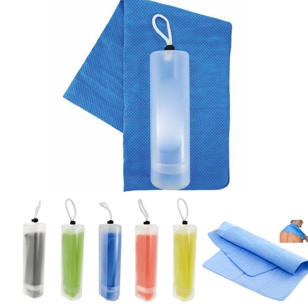PVA Chamois Cooling Towel with Tube 6
