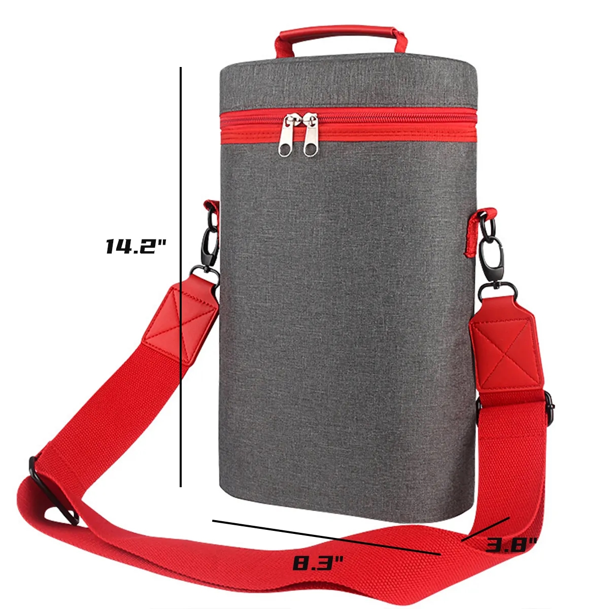 Portable Thickened Aluminum Film Insulated Red Wine Bag 5