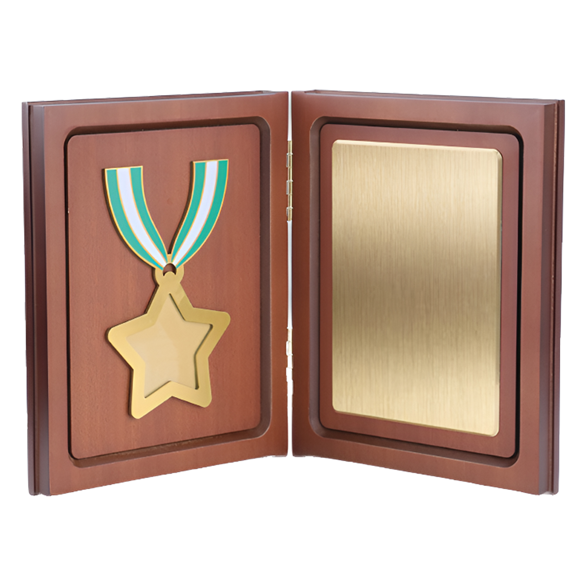 MOQ 3 PCS Exquisite Metal Medal With Wooden Cover 1
