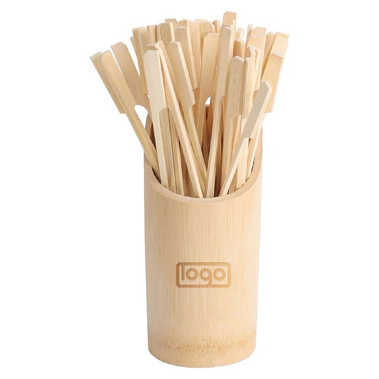 100Pcs Disposable Bamboo Skewers 3
