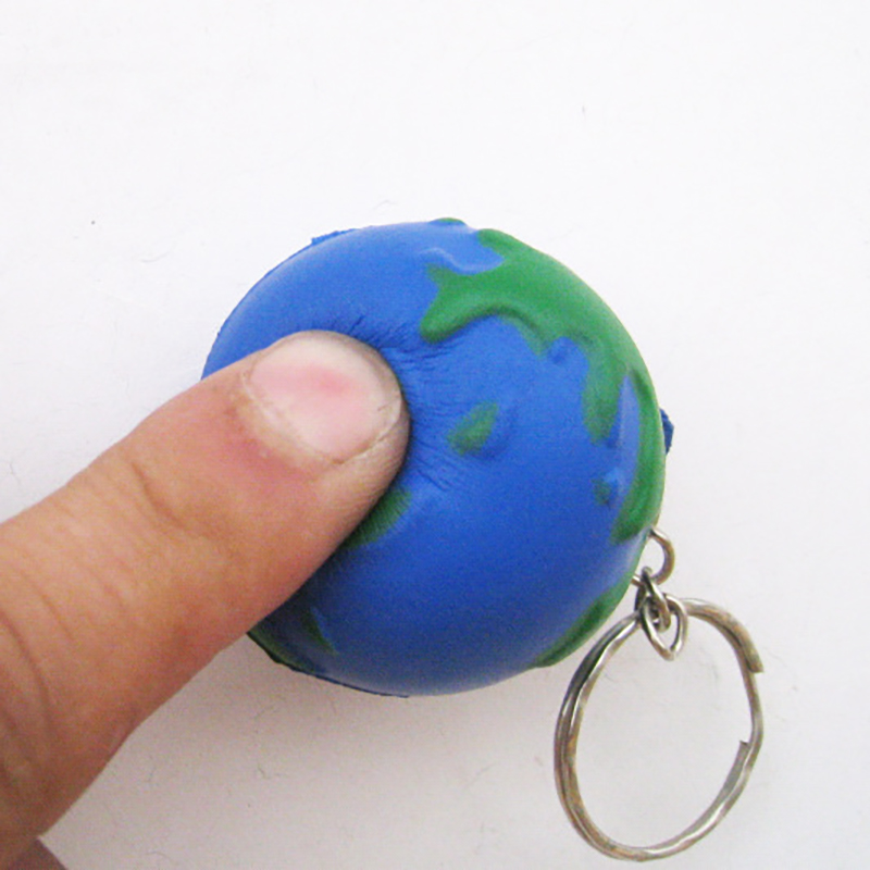 2 in 1 Creative Earth Keychain and Stress Reliever 2