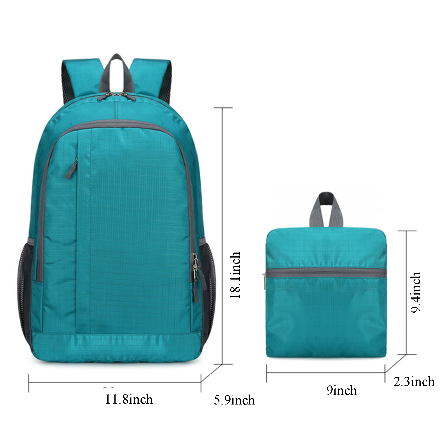 Lightweight Foldable Nylon Travel Backpack 9