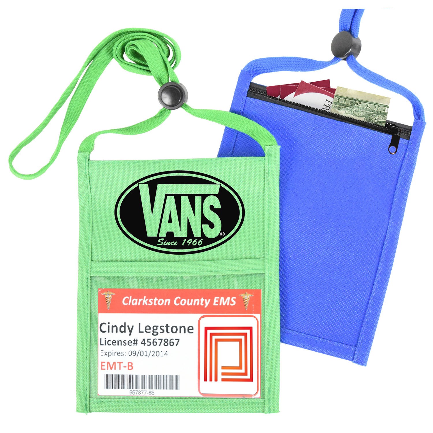 POLYESTER SINGLE POCKET WALLET 6