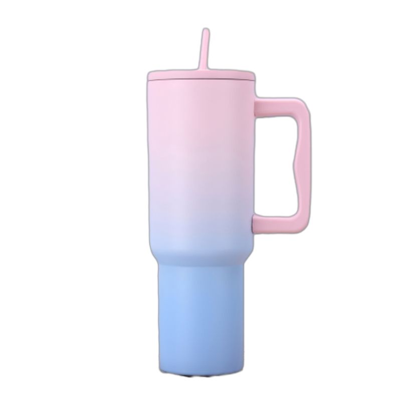 30 oz Stainless Steel Tumbler W/ Straw & Lid 5
