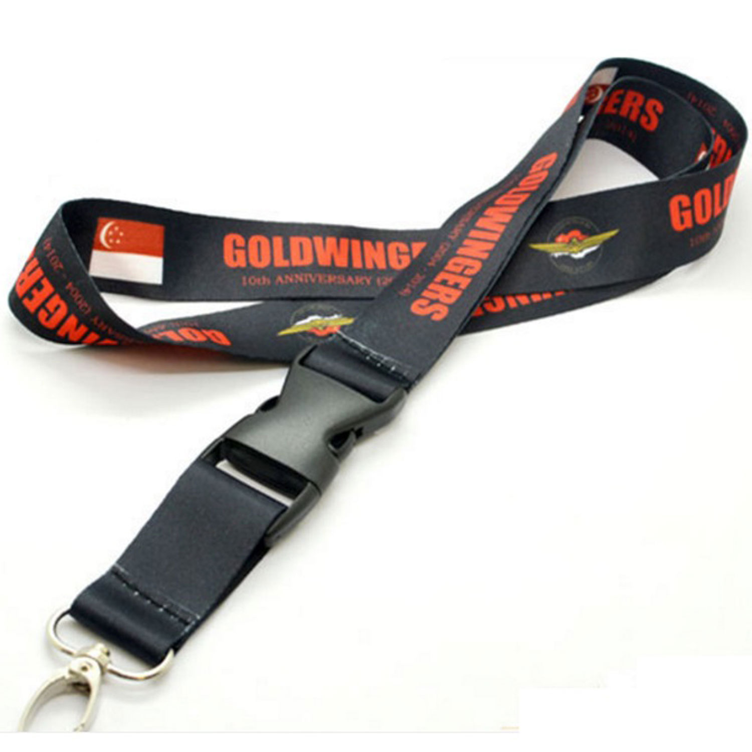 3/4"Dye Sublimation Lanyards with Buckle Release 5
