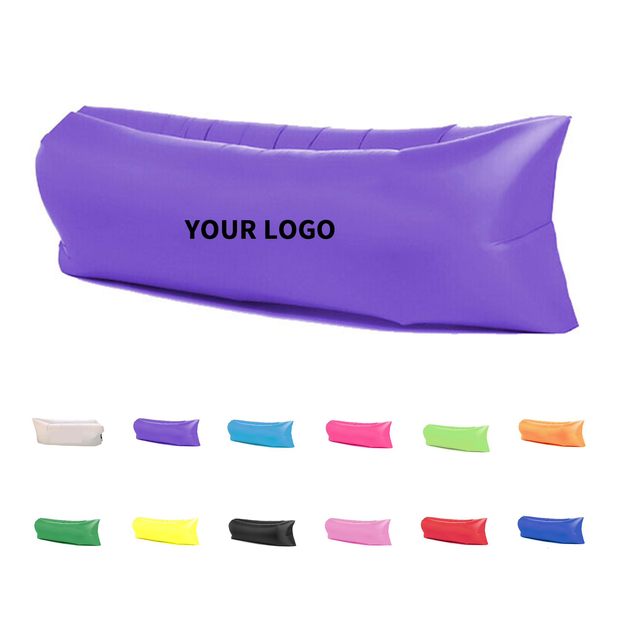 Outdoor Inflatable Beach Sofa Cushion 79" Length x 27.6" Width With Headrest 14