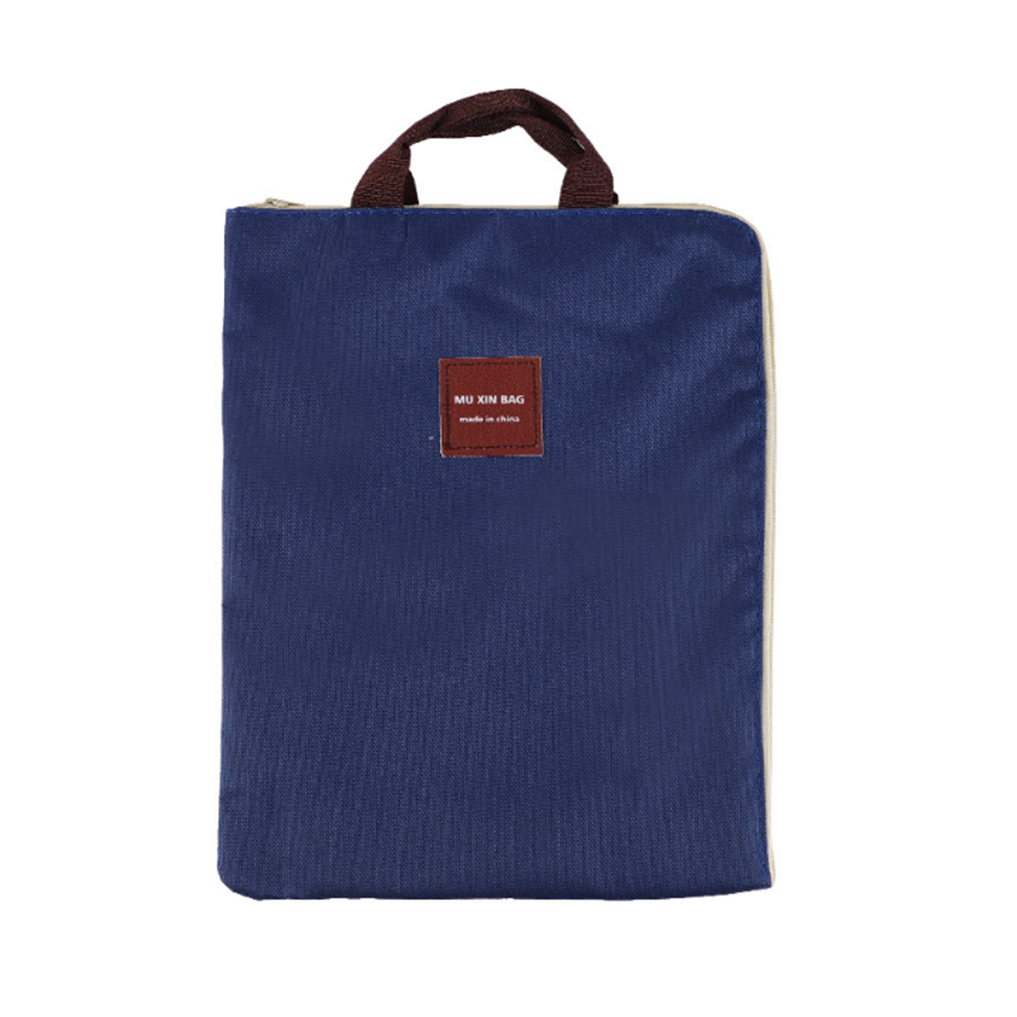 MOQ 50 PCS Stylish Canvas Zipper Document Bag 1