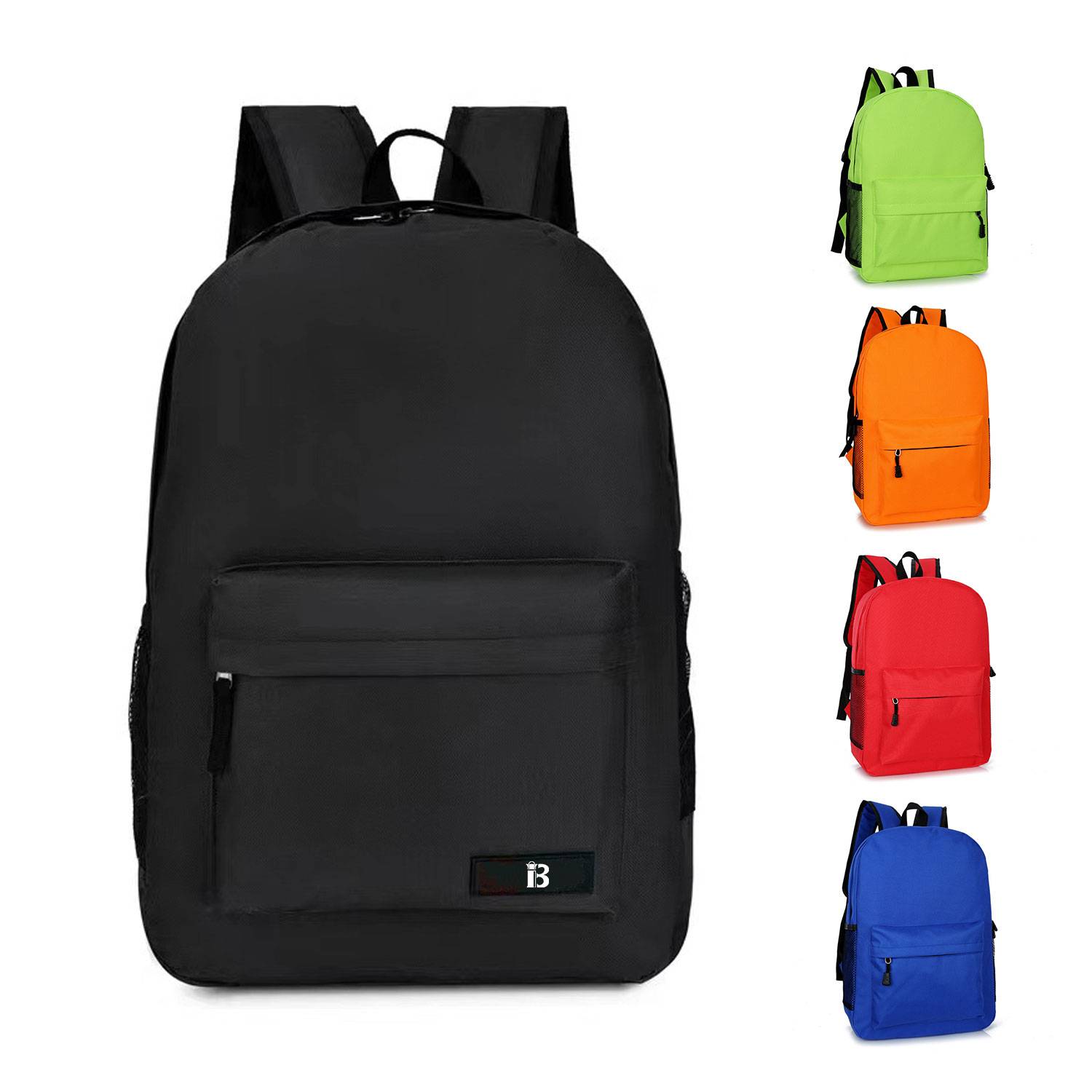 Solid Color Business Boys And Girls Student Backpack