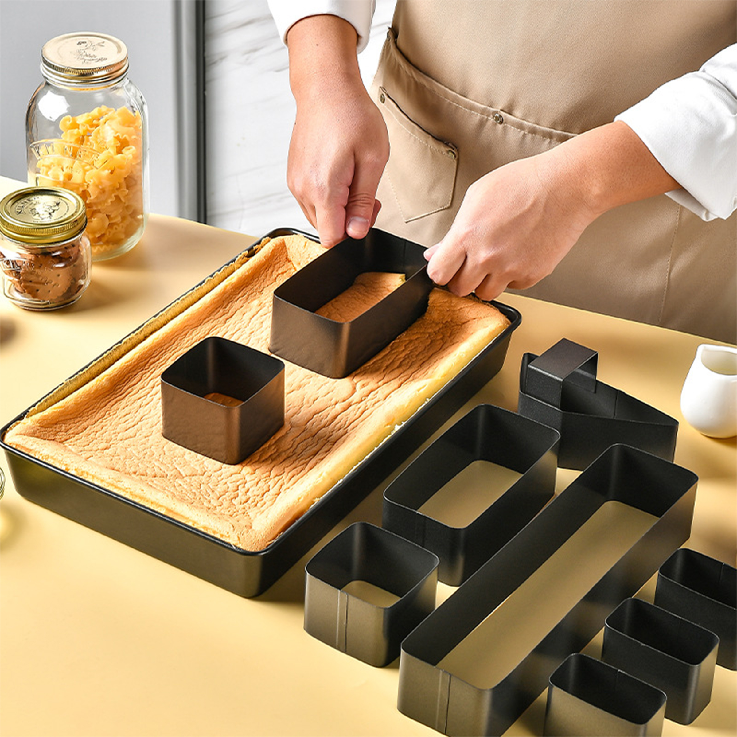Stainless Steel Cake Baking Mold Tool 2