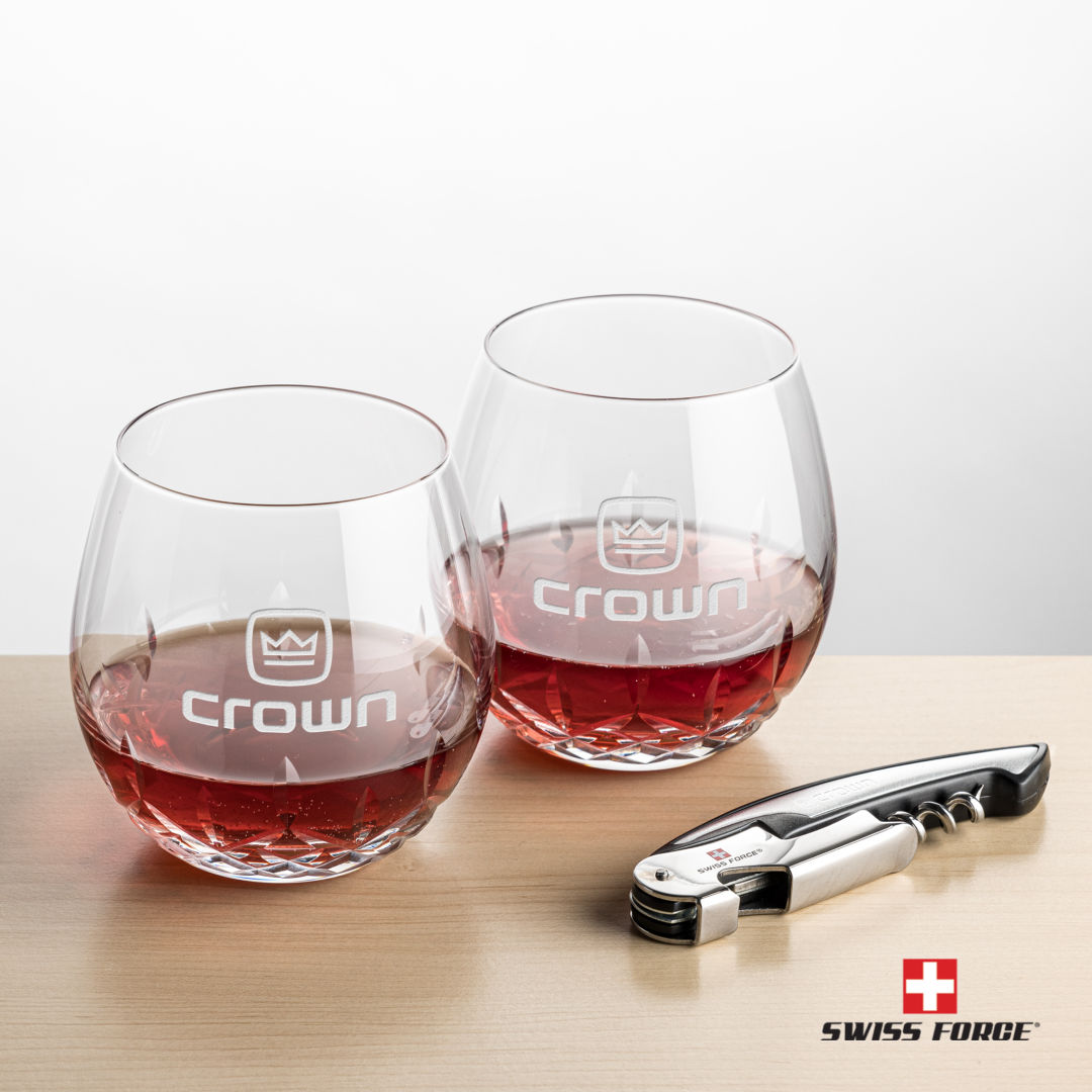 Swiss Force® Opener & Templeton Stemless Wine 18