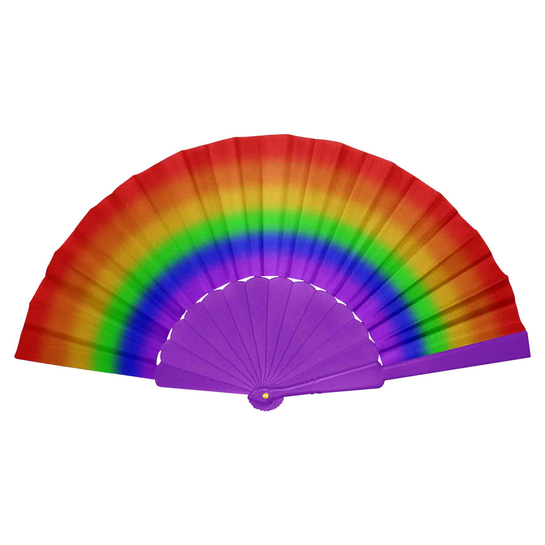 9" Plastic Folding Hand Fan 8