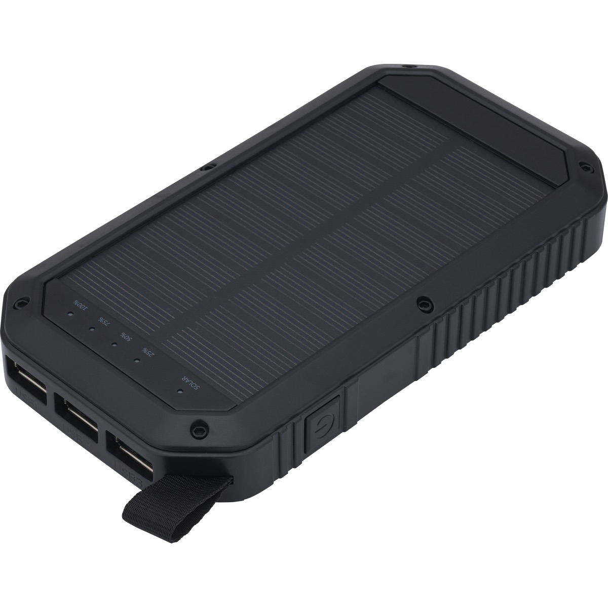 Trio Port Solar Charge LED Power Bank 8,000mAh 28