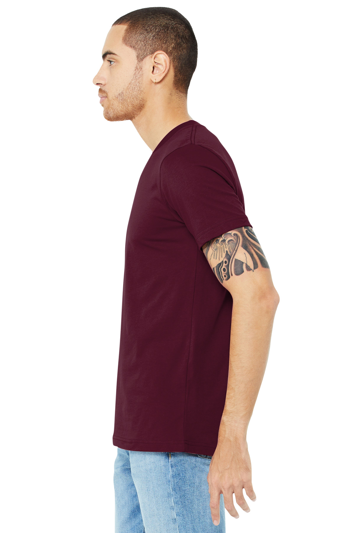 BELLA+CANVAS Unisex Jersey Short Sleeve V-Neck Tee. BC3005 17