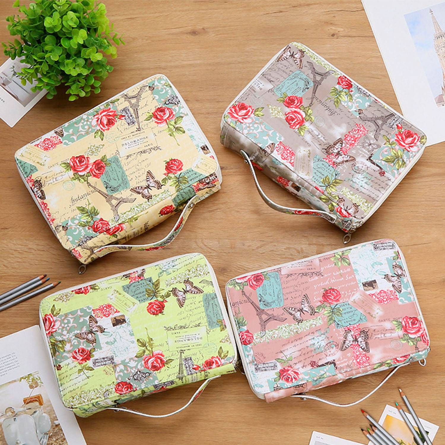 Colorful PU Leather Pencil Case 5