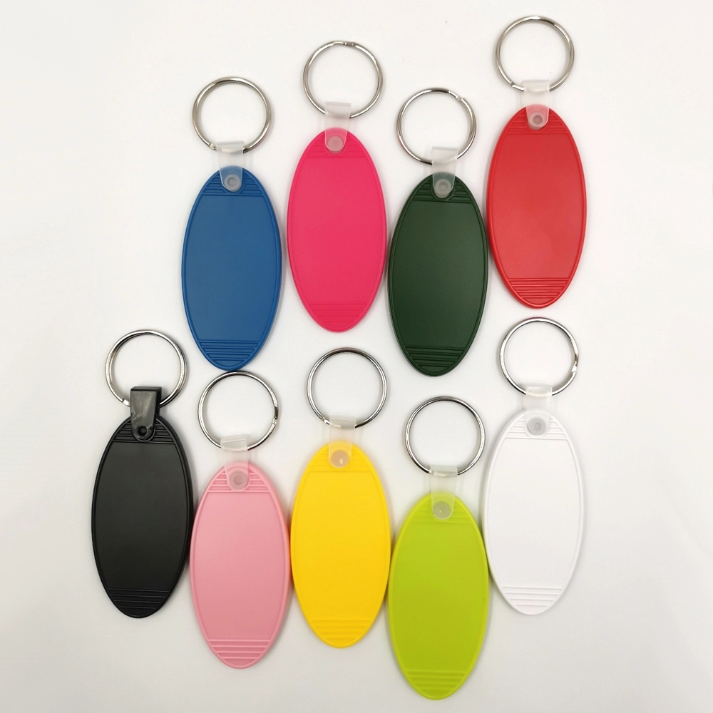 Oval Hotel Motel Room Key Ring 5