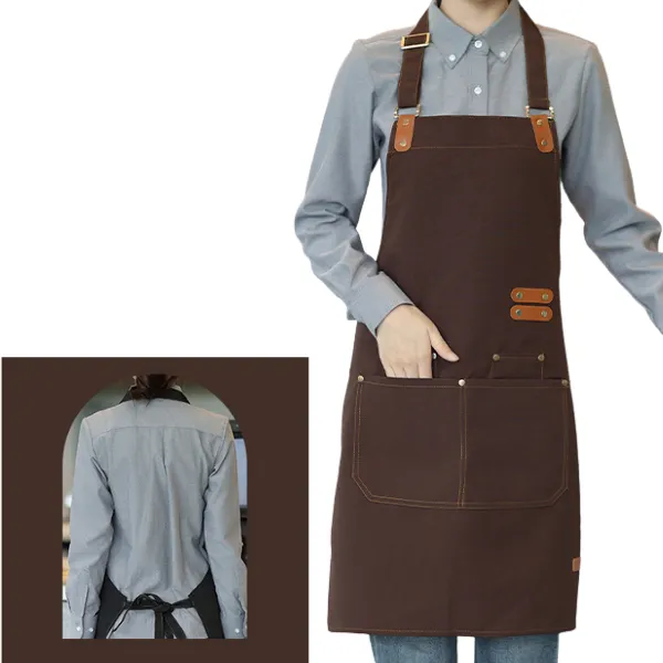 Waterproof Canvas Apron Adjustable, Multiple Colors 5