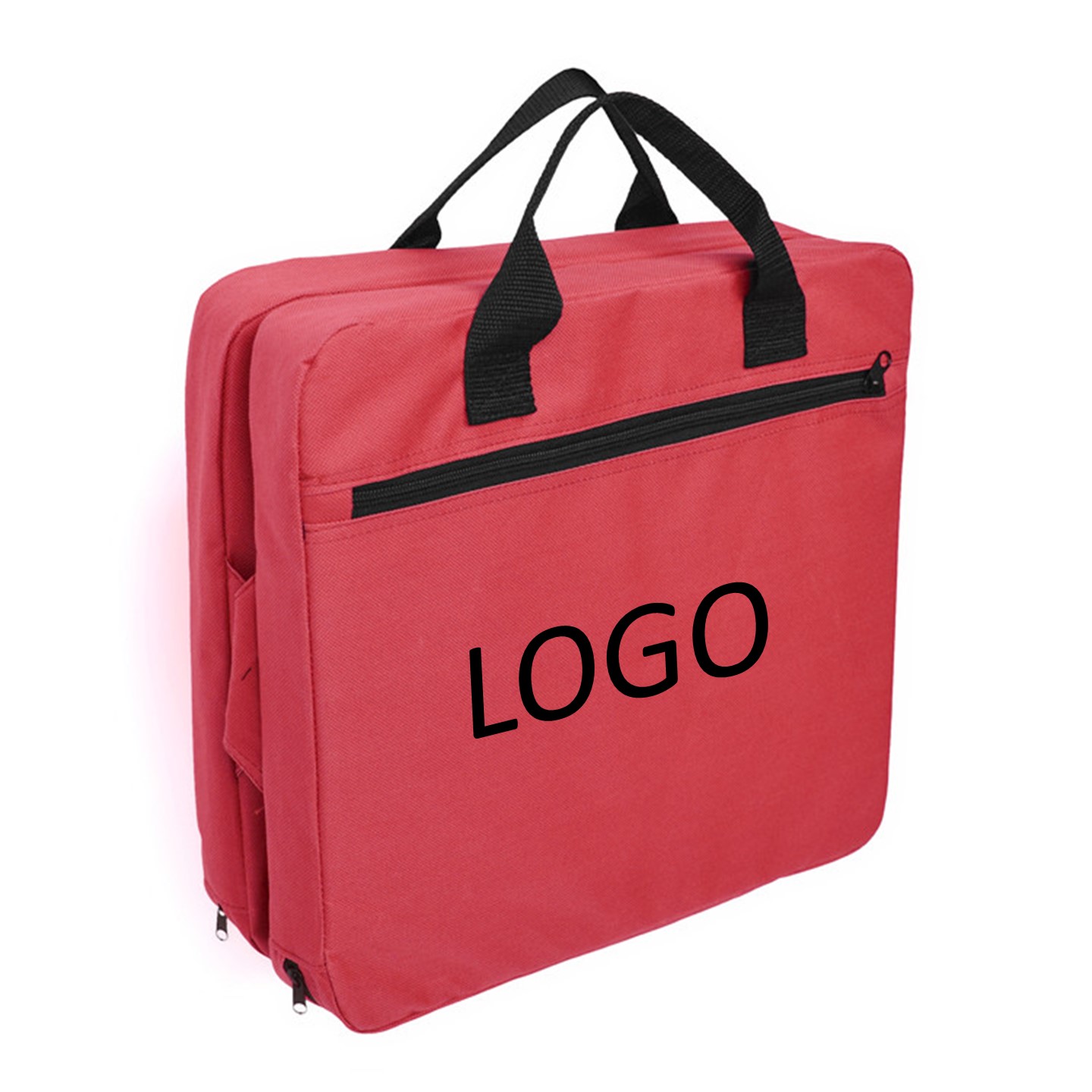 Foldable Stadium Cushion With Zip Pocket 2