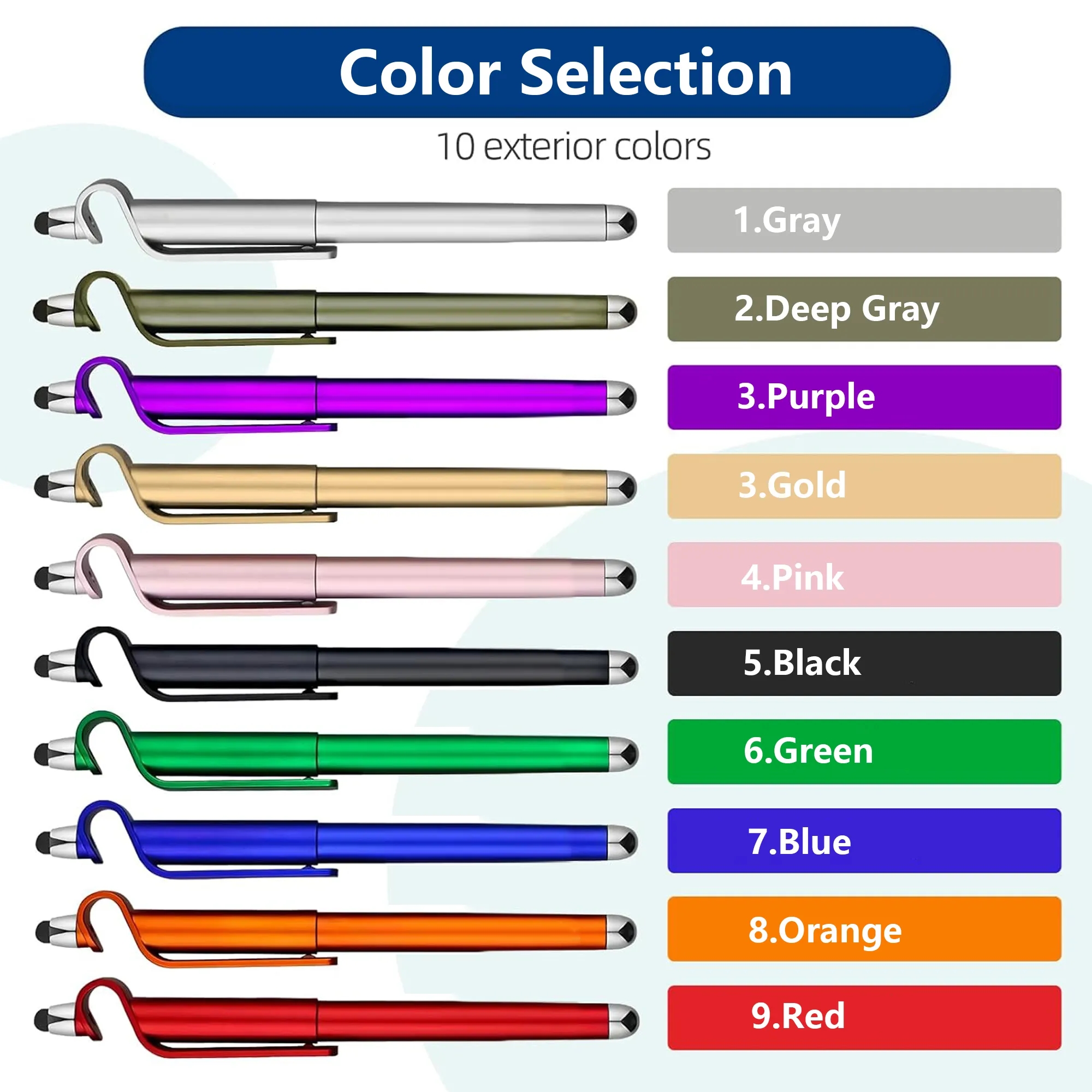 Multifunction Mobile Phone Stand Touch Screen Pen 5