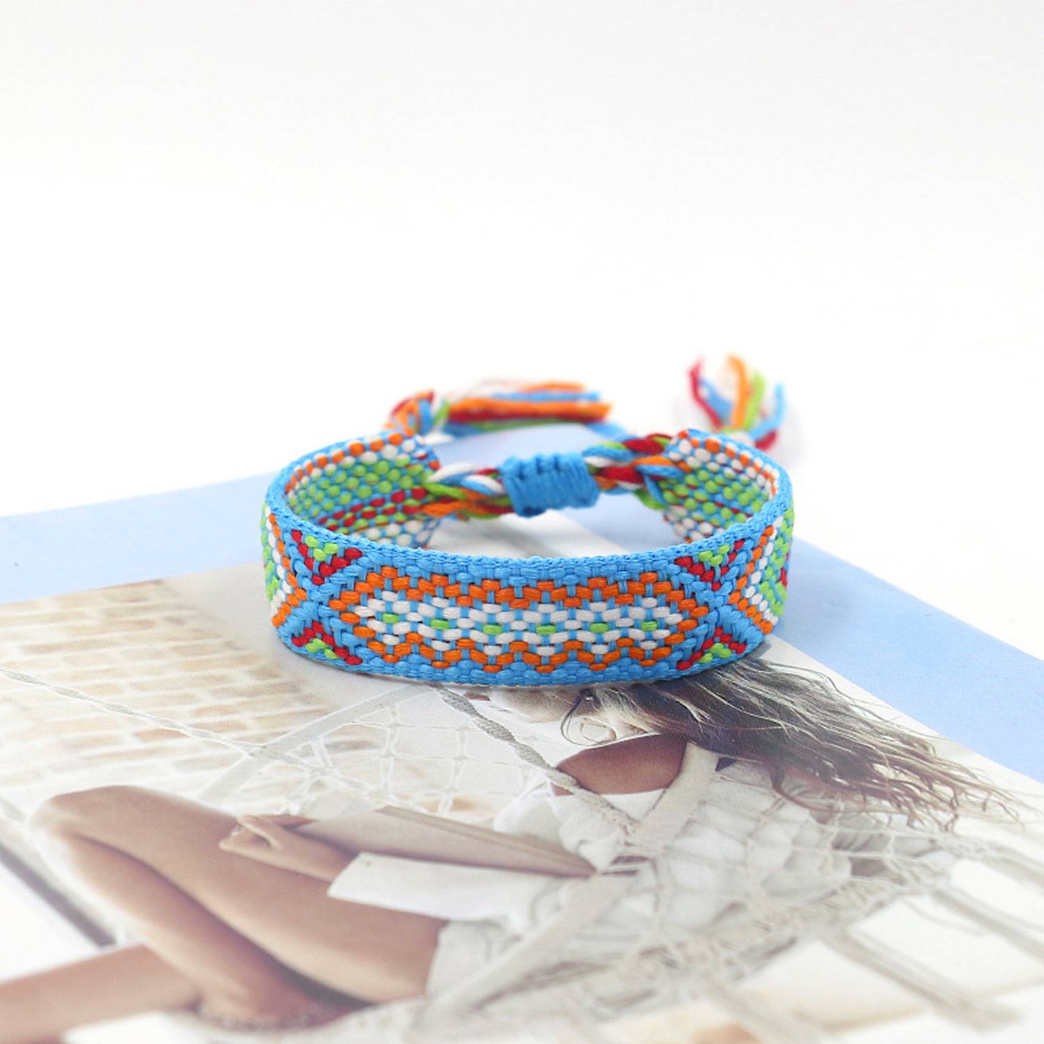 Bohemian Colored Woven Bracelet 5