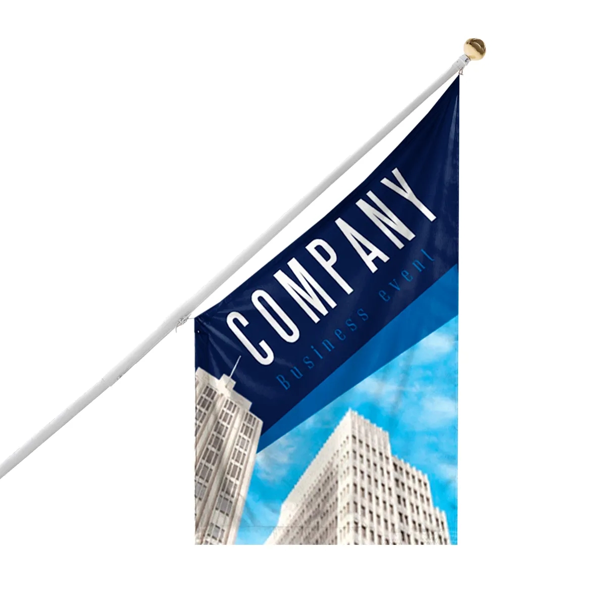 Digital Printed Building Flags 5.2' x 3' 2