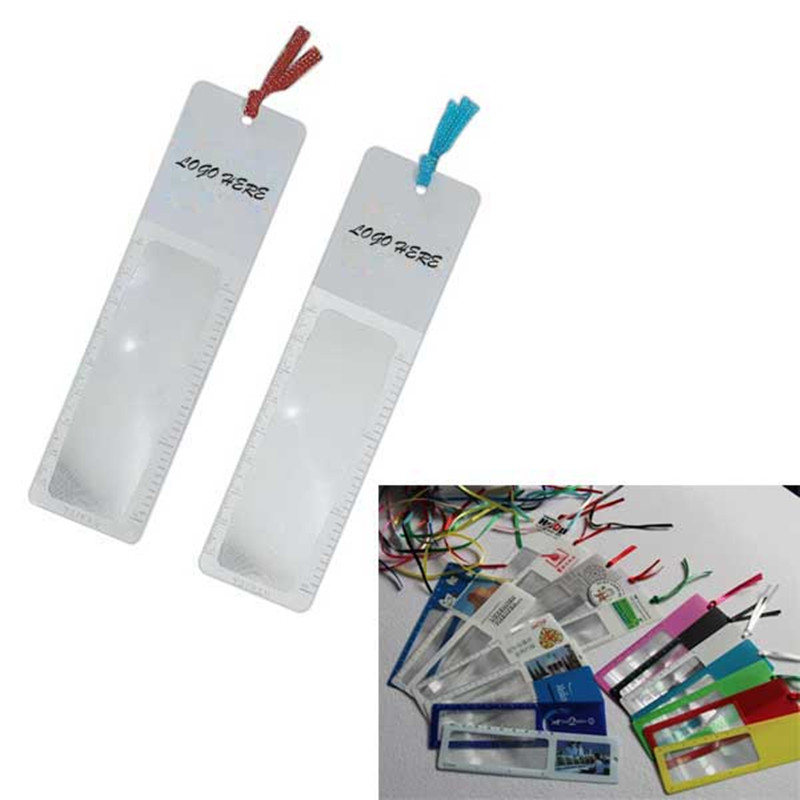 PVC Bookmark Magnifier With Silk Ribbon 1
