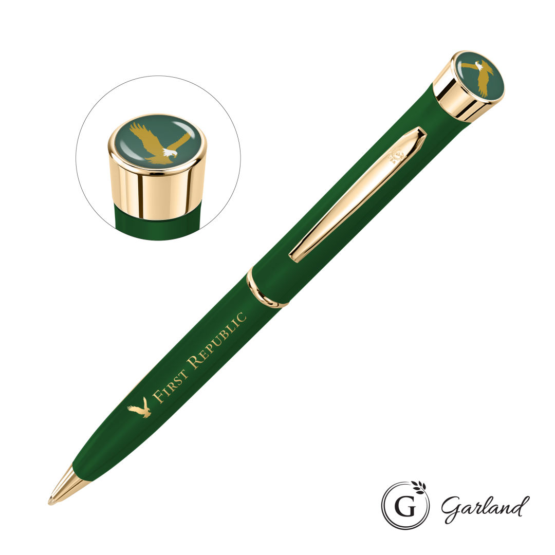 Garland® Color Matte Custom Twist Ballpoint Pen - Gold 13