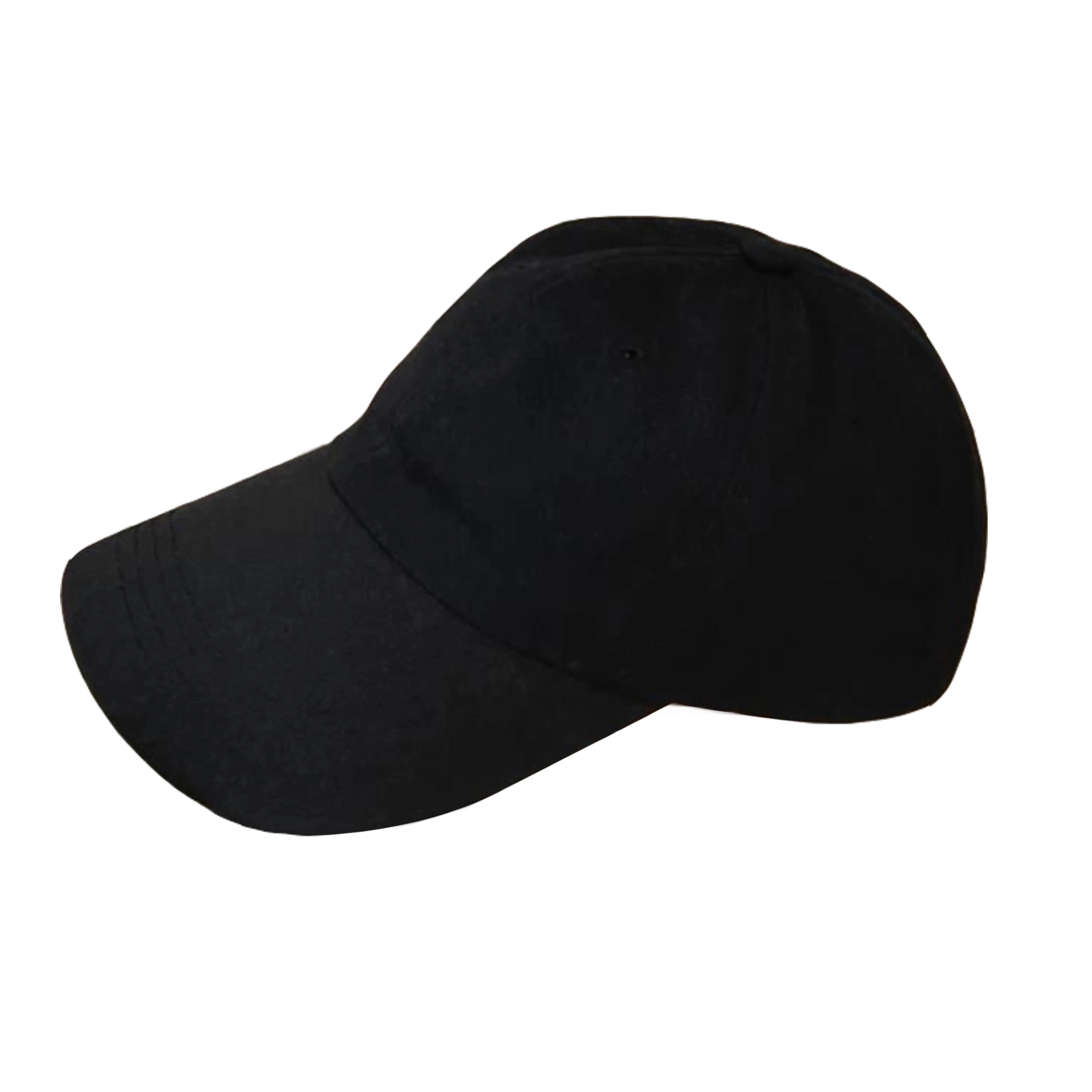 100% Cotton Baseball Cap Adjustable Size 2