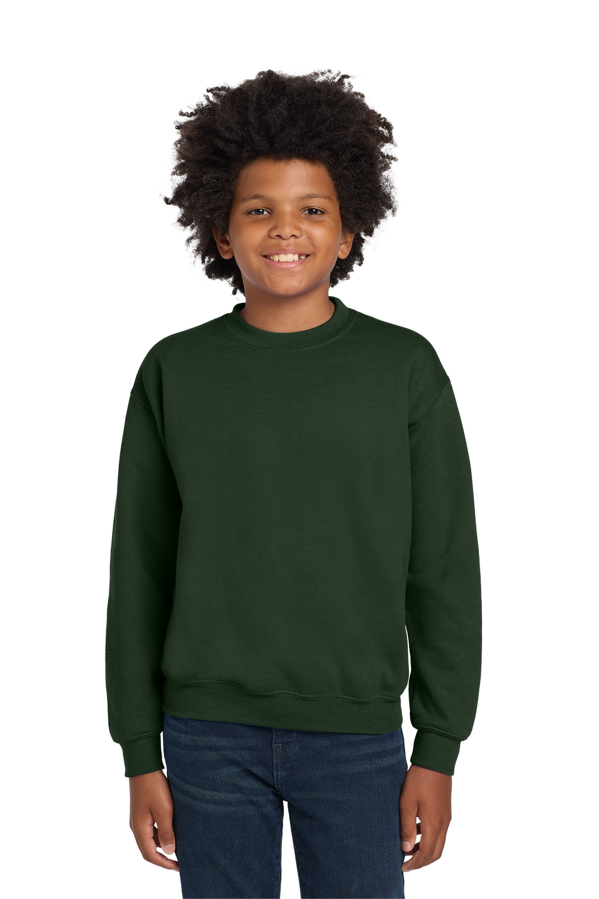 Gildan Youth Heavy Blend Crewneck Sweatshirt. 18000B 95