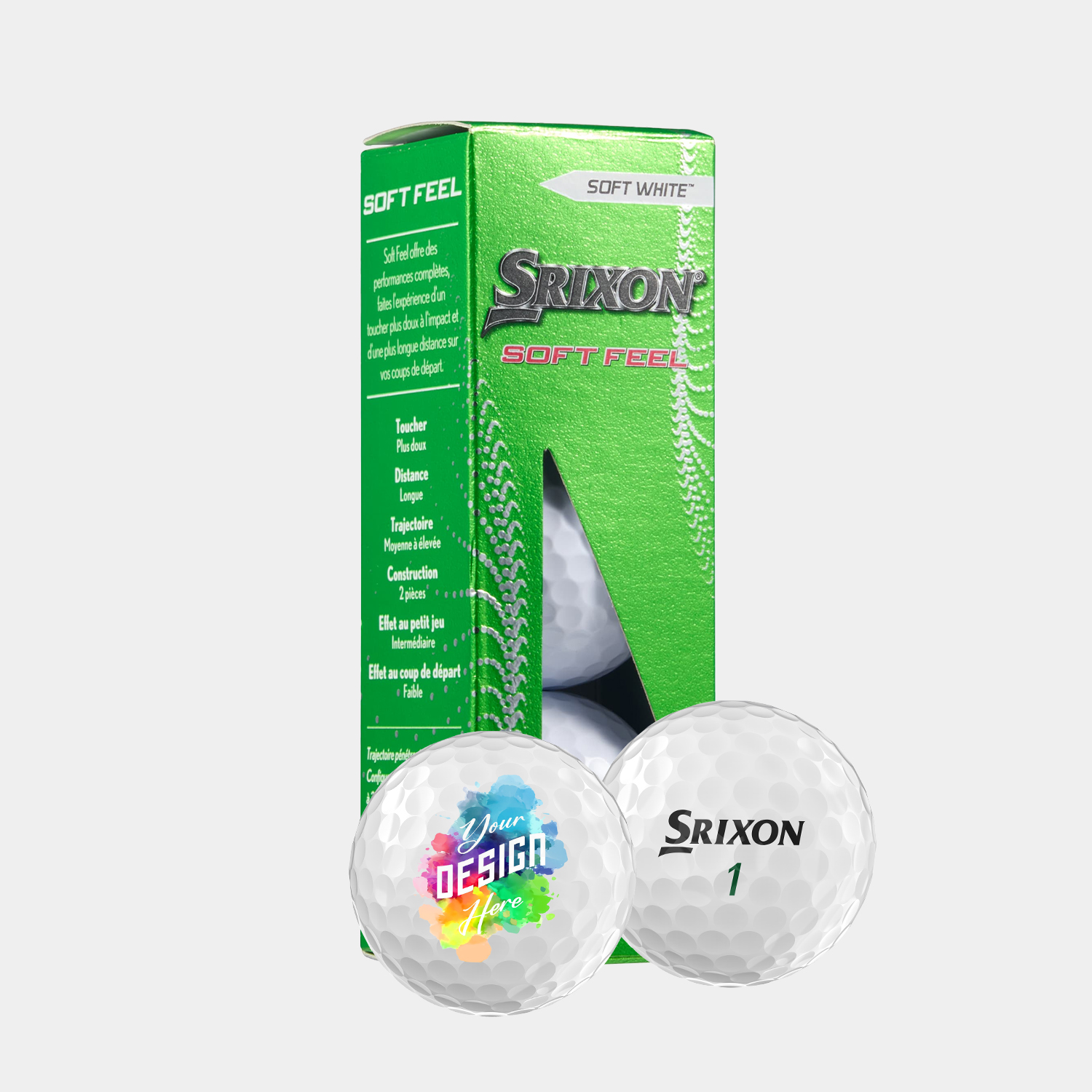 Srixon® 3 Pack Soft Feel Golf Balls 5