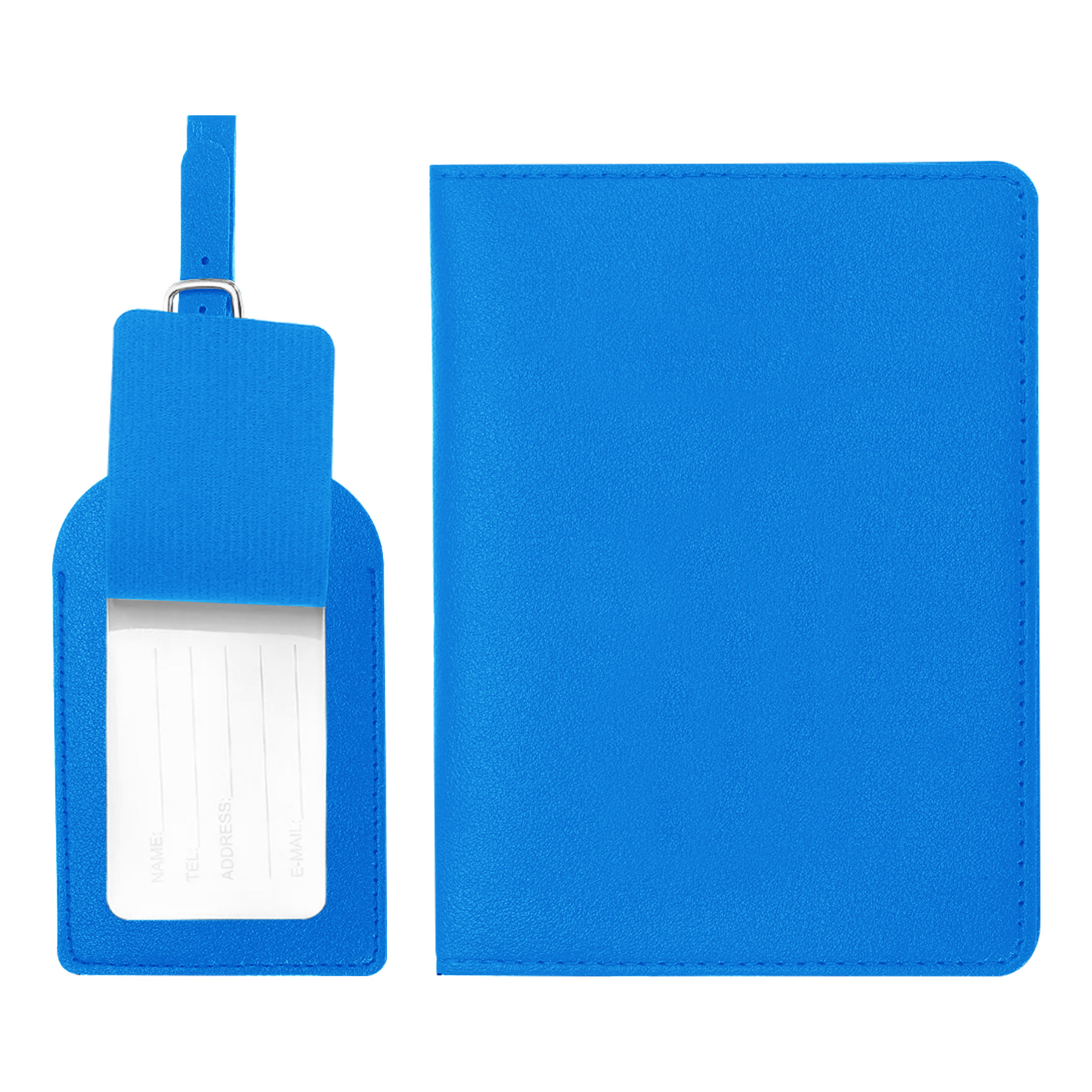 PU Passport Cover and Luggage Tag Set 9