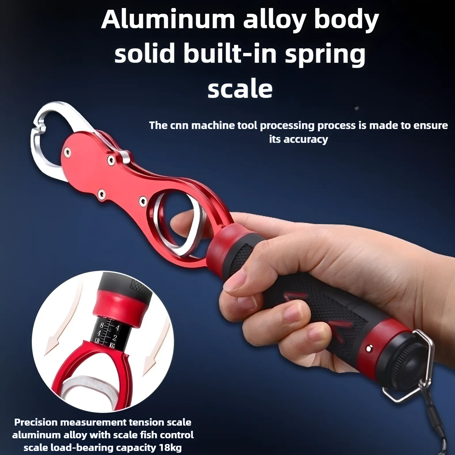Aluminum Fish Gripper with Built In Scale 4