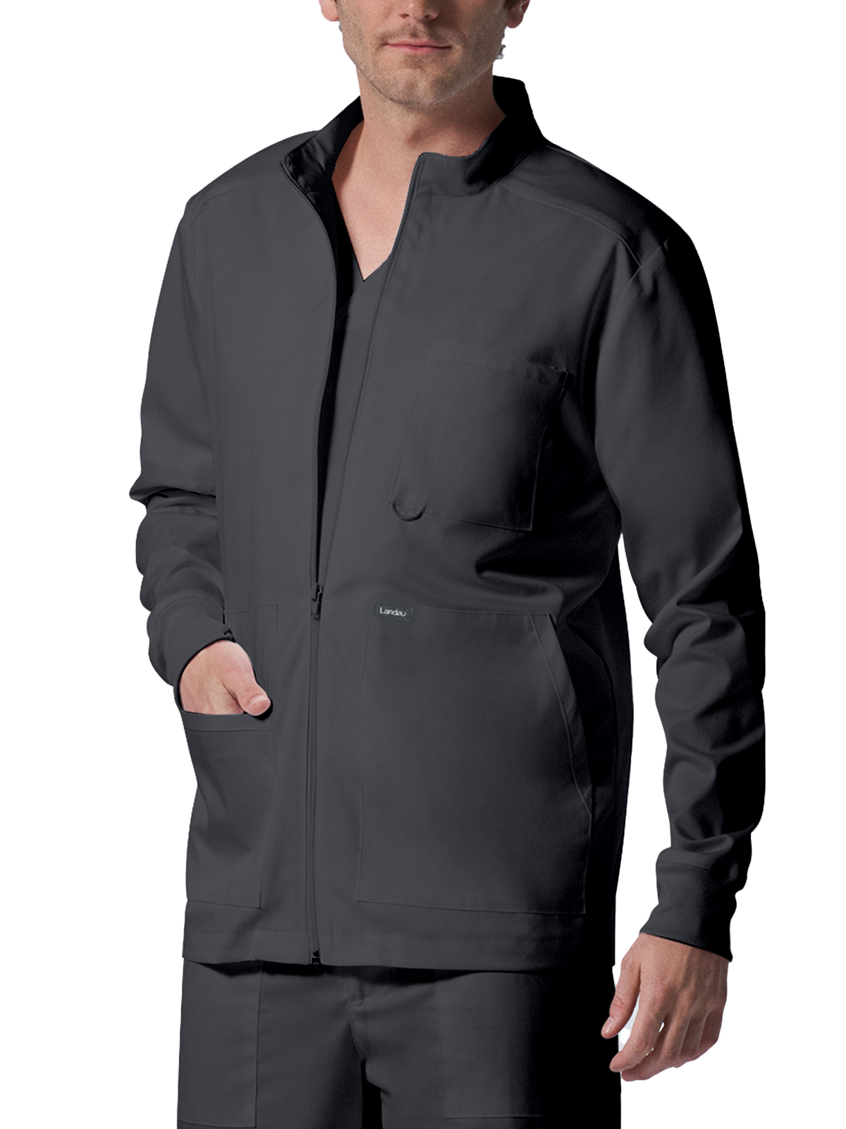 Landau - ProFlex - Men's Four-Pocket Mock Neck Zip-Front Jacket 22