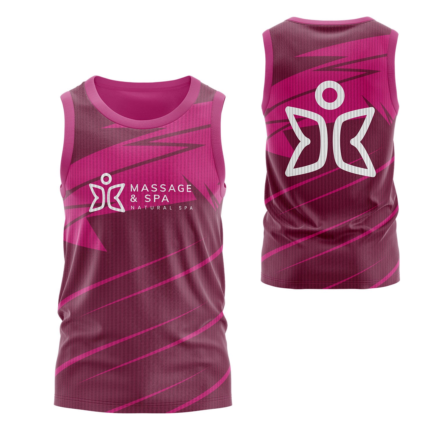 Unisex 150 GSM Pinhole Mesh Performance Sublimation Tank Tops 3