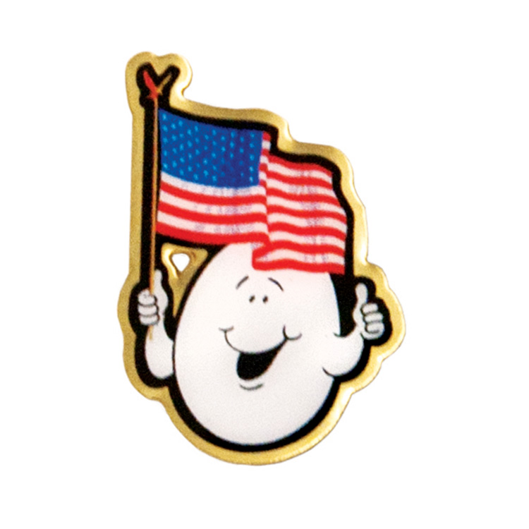 Custom Stainless Steel Offset Printed Lapel Pin