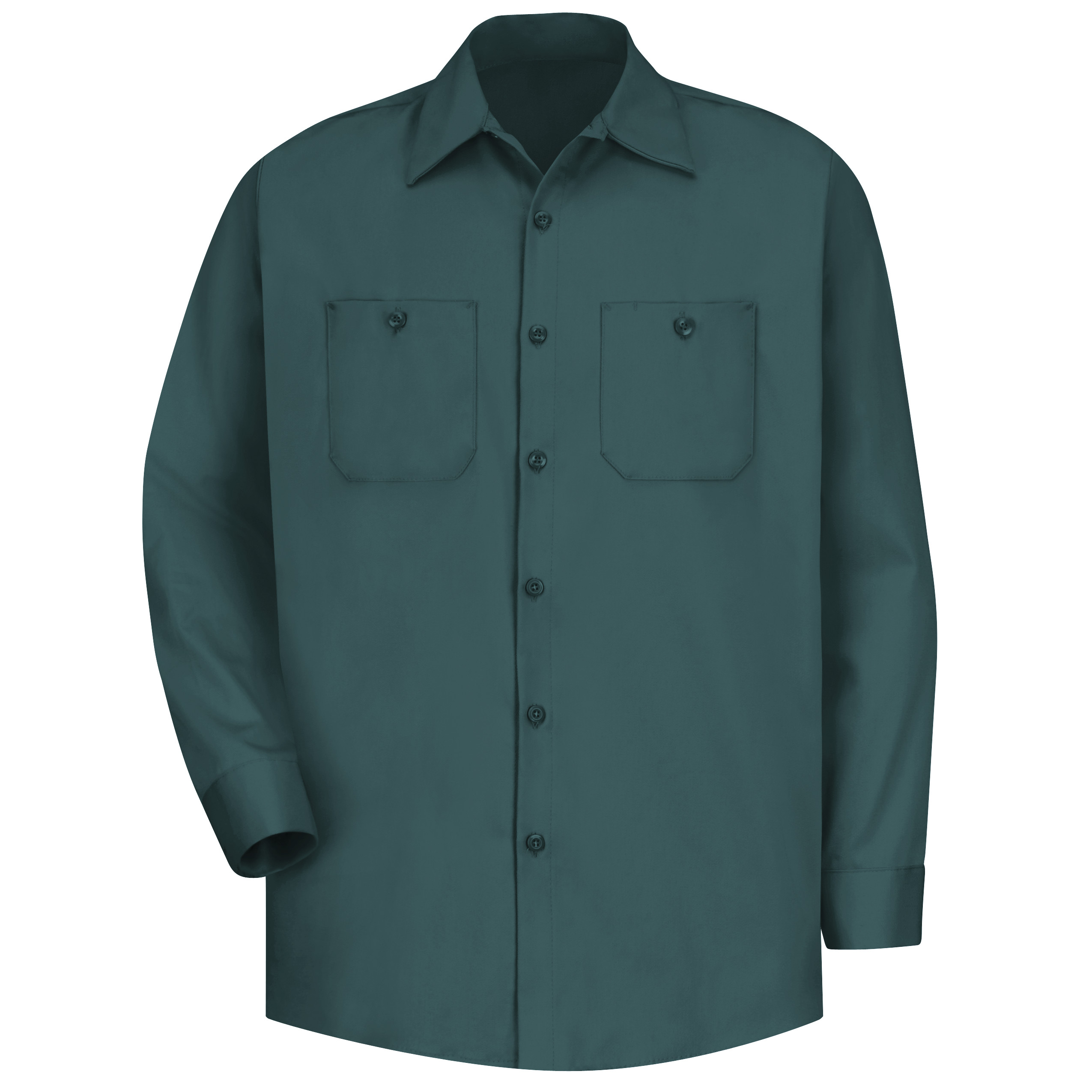 Red Kap® Men's Long Sleeve Wrinkle-Resistant Cotton Work Shirt 4