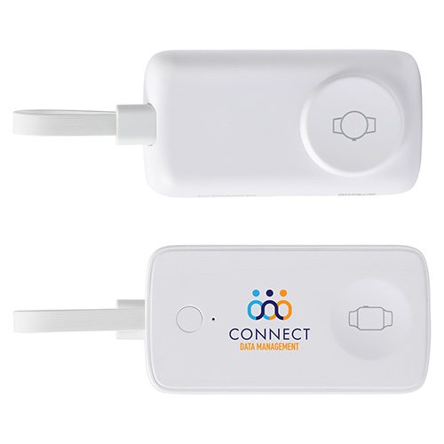 Baron 2000mAh Power Bank with Watch Charger & Built-In Cable 15