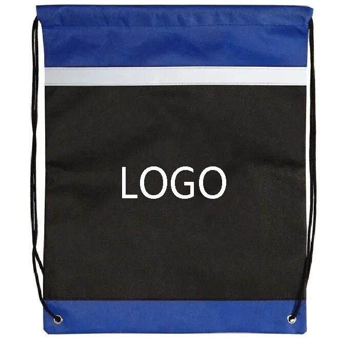 NON-WOVEN Reflective Drawstring Backpack 4