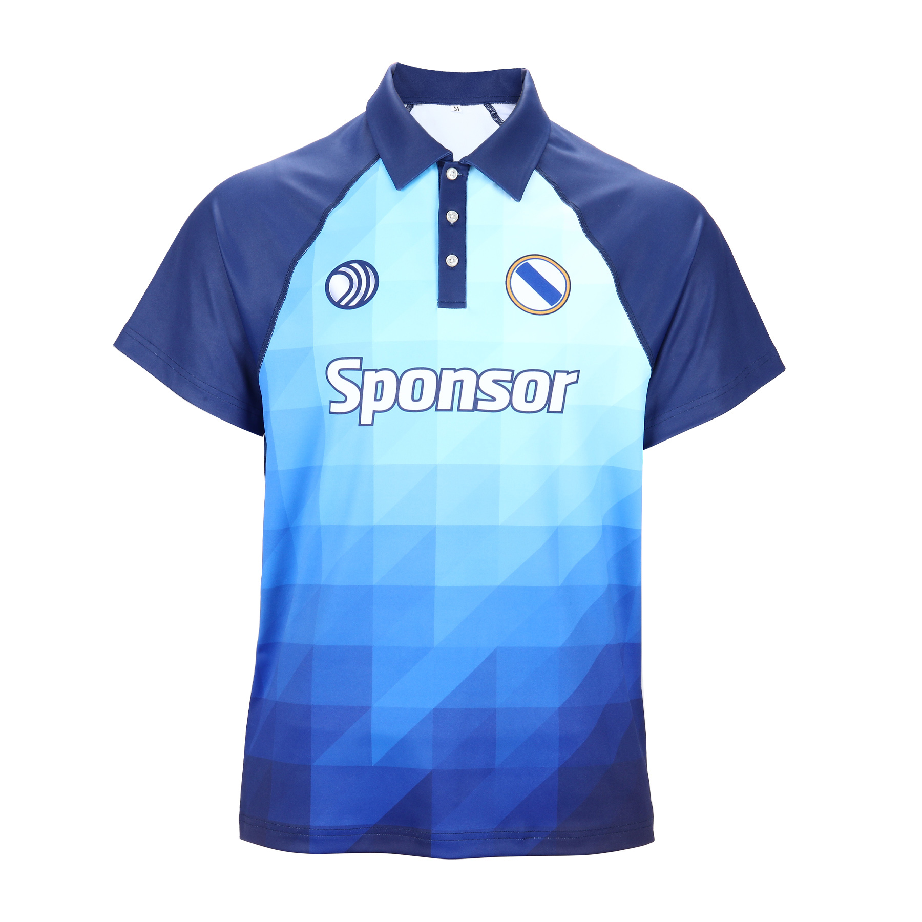 Custom Full Color Dye Sublimation Performance Short Sleeve Polo Shirt 2