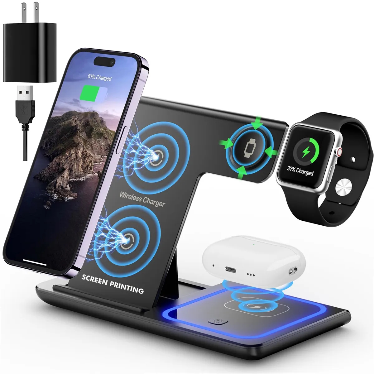 3 In 1 Fast Charging Station 2