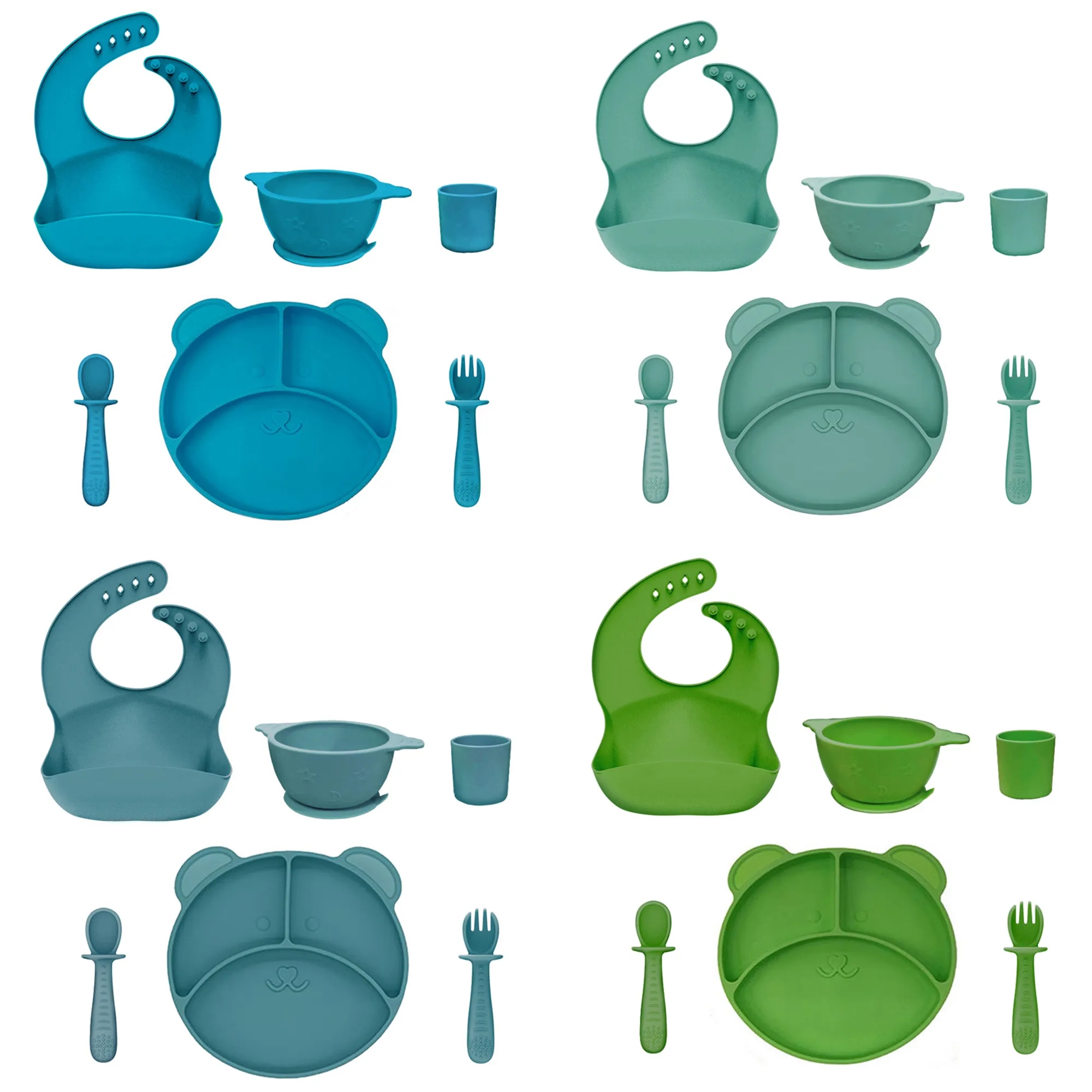 Silicone Baby Feeding Set 2