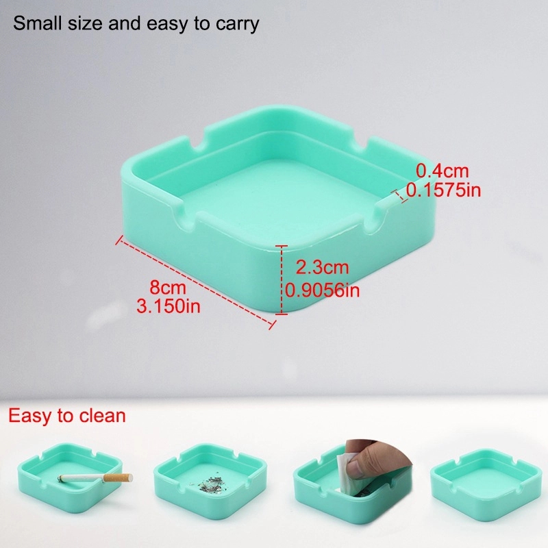 Custom High Temperature Resistant Silicone Ashtray 23