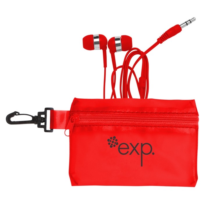 TL-05 Zipper PVC Case w/ Color Earphones