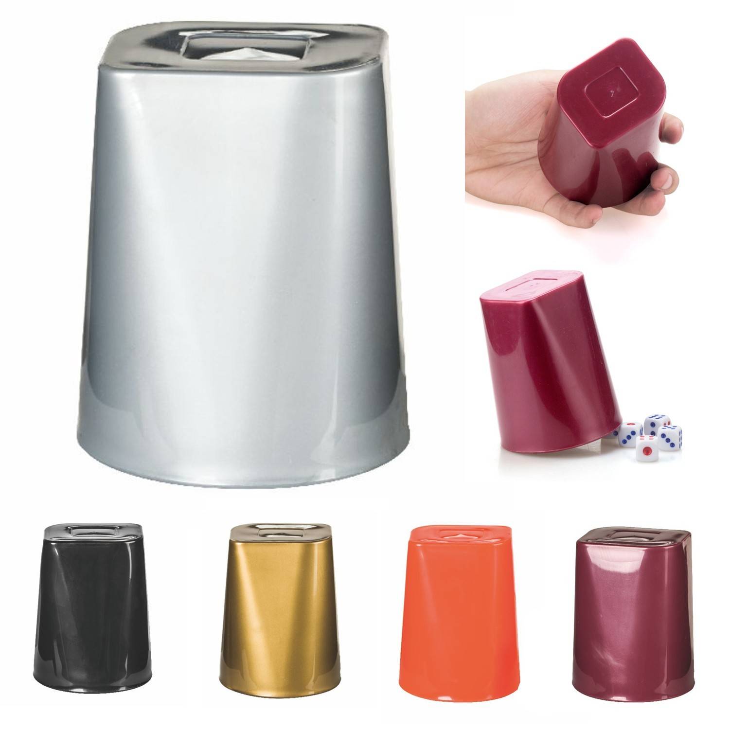Entertainment Plastic Game Dice Cup 2